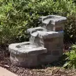 3-Tier Brick Steps Outdoor Fountain3