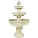 3-Tier Pineapple Garden Fountain