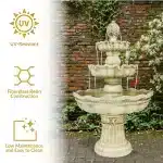 3-Tier Pineapple Garden Fountain3