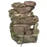 5Step Rock Falls Tabletop Water Fountain with LED Lights7