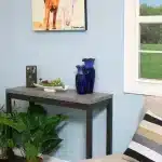Blue Glazed Pitchers Ceramic Tabletop Fountain4