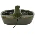 Ceramic Frog Solar Fountain with Solar Pump and Panel10