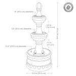 Cyprus 3-Tier Polyresin Outdoor Water Fountain3 Cyprus 3-Tier Polyresin Outdoor Water Fountain3