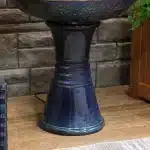 Double Tier Outdoor Ceramic Fountain with LED Lights6