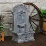 French-Inspired Outdoor Wall-Mounted Fountain3