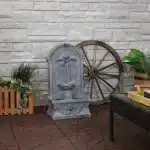 French-Inspired Outdoor Wall-Mounted Fountain5