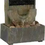 Half Moon Slate Tabletop Fountain5.