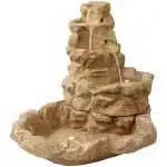 Lighted Stone Springs Outdoor Water Fountain with LED Lights