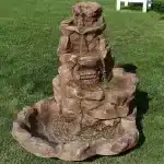 Lighted Stone Springs Outdoor Water Fountain with LED Lights3