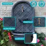 Messina Solar Wall Fountain13.