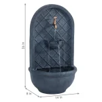 Messina Solar Wall Fountain14.