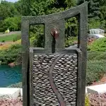 Modern Road Outdoor Fountain with LED Light4