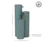 Moroccan Trellis 3-Column Modern Outdoor Water Fountain3