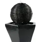 Pedestal and Ball Solar with Battery Backup Fountain5