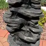 Rock Falls Electric Waterfall Fountain with LED Lights7