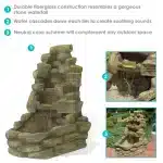 Stone Falls Outdoor Fountain5