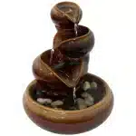 Tiered Vessels Indoor Ceramic Tabletop Water Fountain1