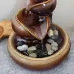 Tiered Vessels Indoor Ceramic Tabletop Water Fountain5