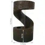 Winding Showers Indoor Waterfall Fountain with LED Light4
