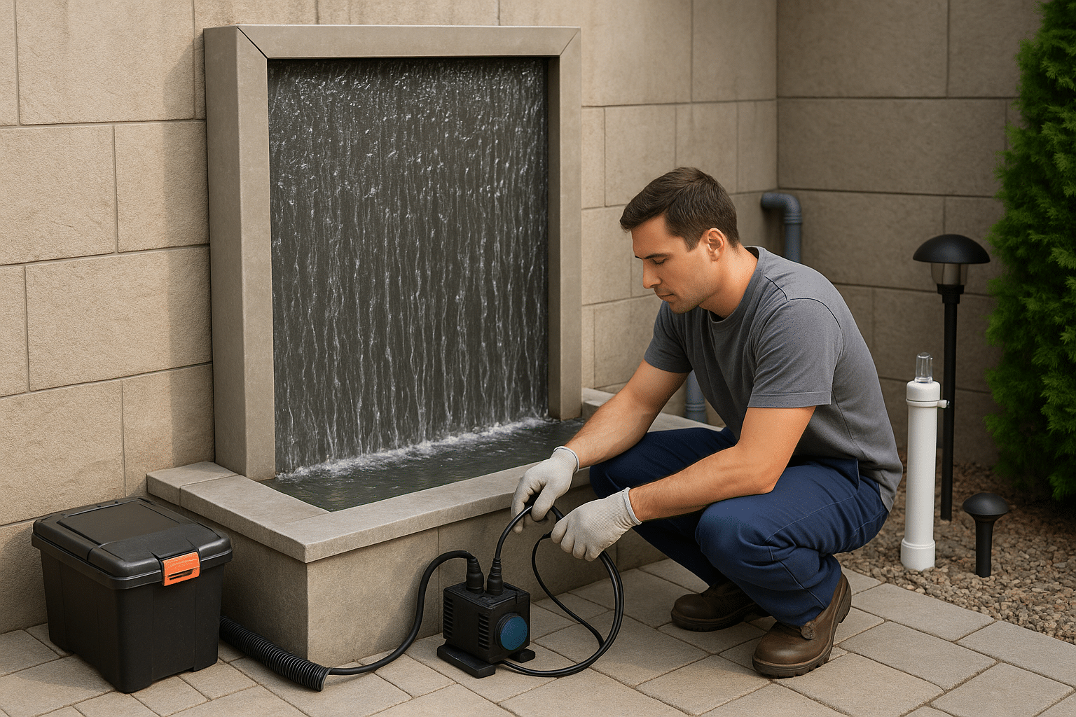 Whispering Walls Designing Fountains That Double as Privacy Screens