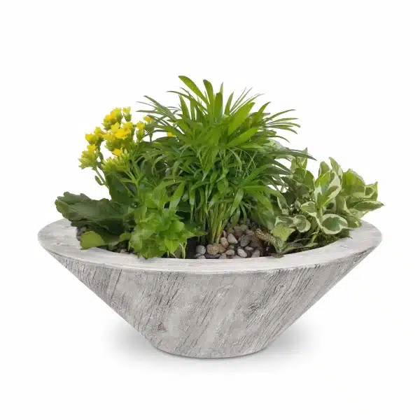 Cazo Wood Grain Planter Bowl