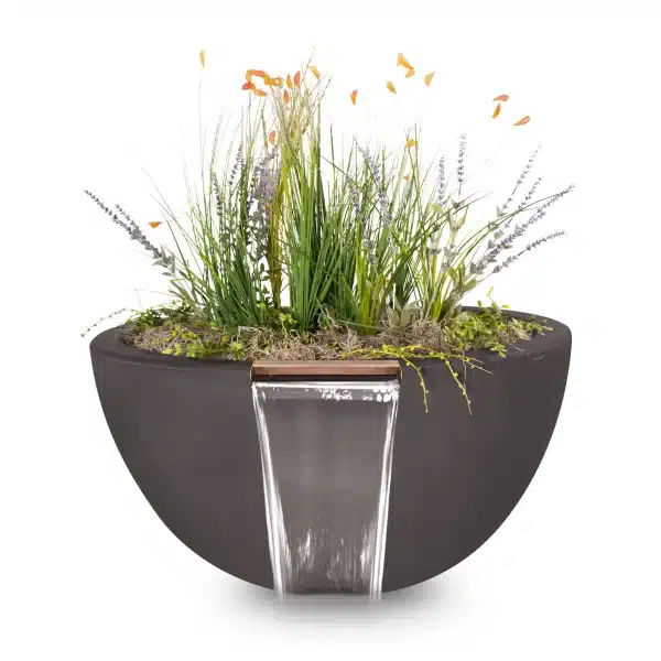 Luna GFRC Planter & Water Bowl