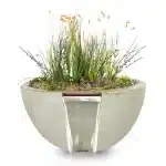 Luna GFRC Planter & Water Bowl