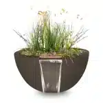 Luna GFRC Planter & Water Bowl
