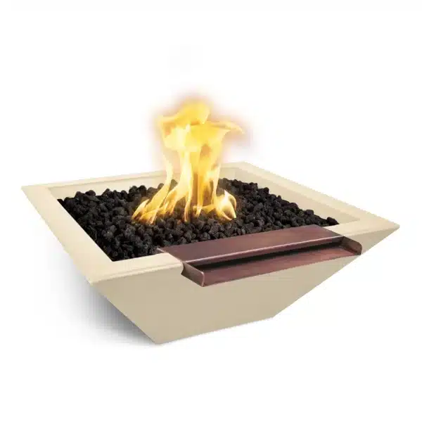 Maya GFRC Fire & Wide Spill Water Bowl