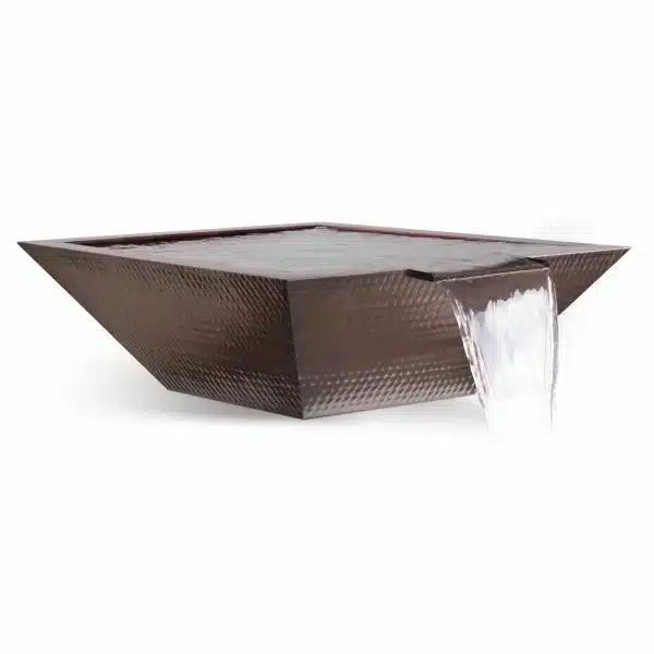 Maya Hammered Copper Water Bowl