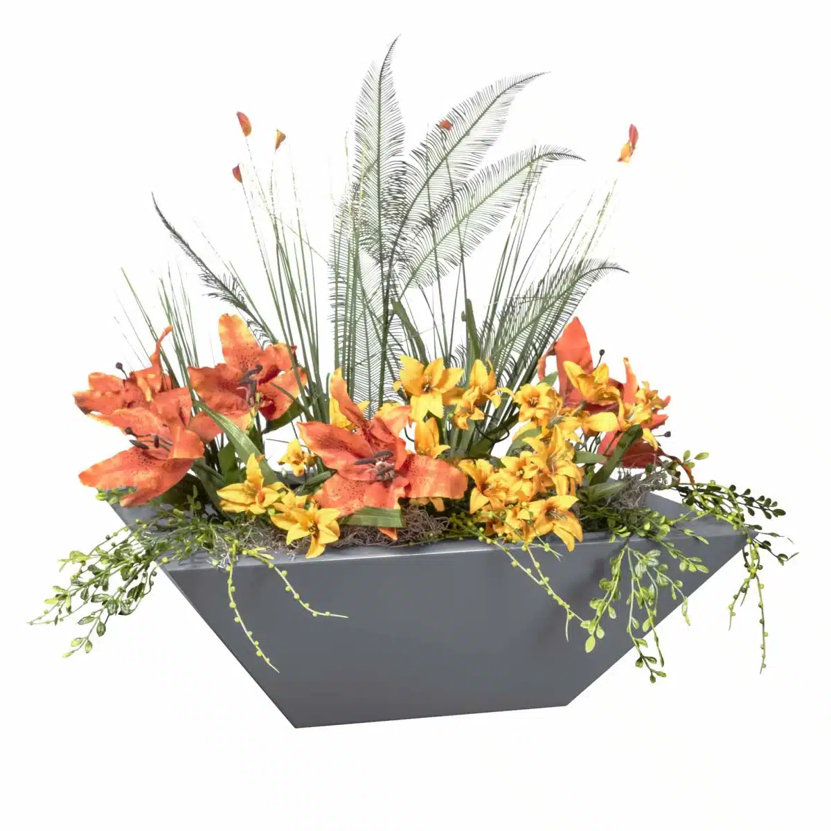 Maya Powder Coated Planter Bowl Maya Powder Coated Planter Bowl