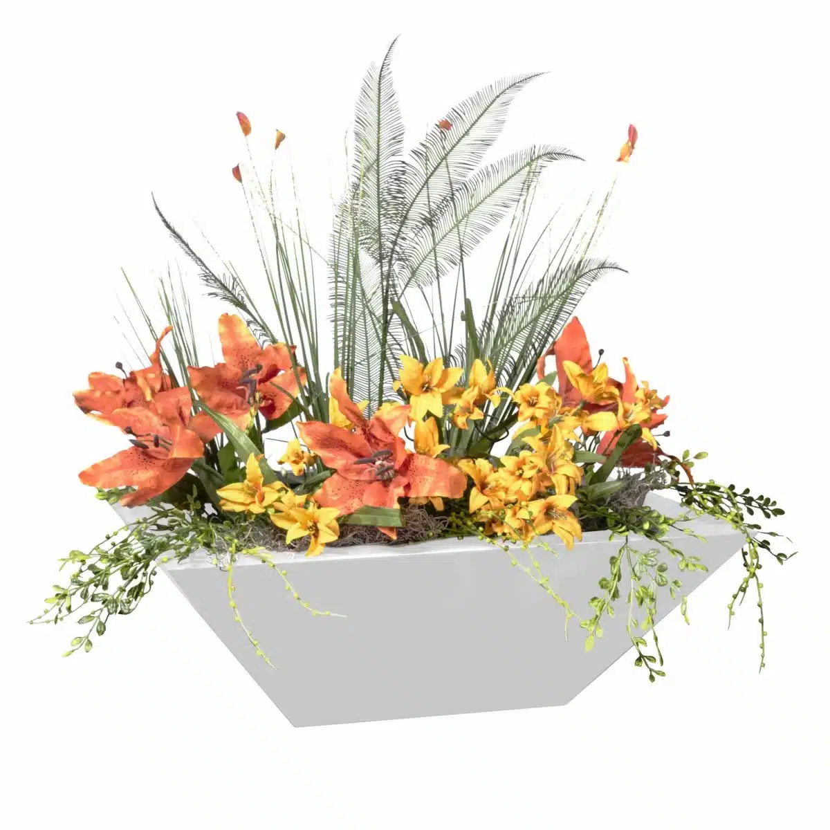 Maya Powder Coated Planter Bowl1 Maya Powder Coated Planter Bowl