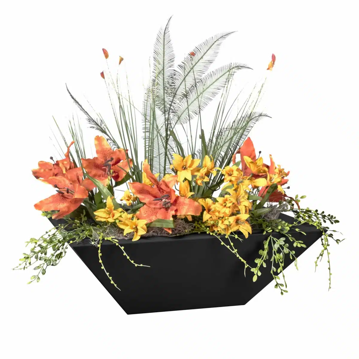Maya Powder Coated Planter Bowl2 Maya Powder Coated Planter Bowl