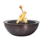 Sedona Hammered Copper Fire Bowl