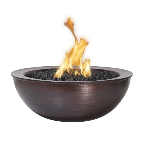 Sedona Hammered Copper Fire Bowl