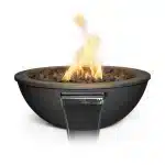 Sedona Powder Coated Fire and Water Bowl Sedona Powder Coated Fire and Water Bowl
