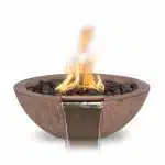 Sedona Wood Grain Fire and Water Bowl